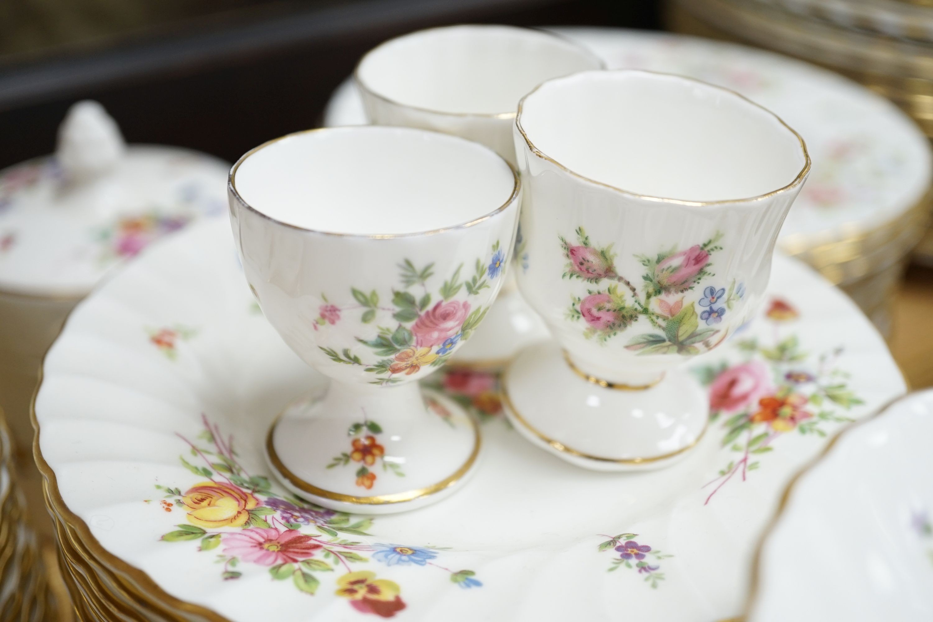 A large Minton Marlow pattern table service